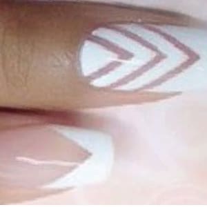 Transparent Nail Wraps - Geometric - Minimalist - Dry Nail Polish - Long Wear Nail Wraps
