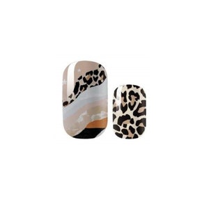 Neutral - Animal Print - Nail Wrap - Dry Nail Polish