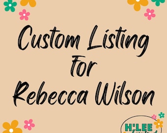 Rebecca Wilson Custom Listing for Cup Sleeve - HLeeInspired