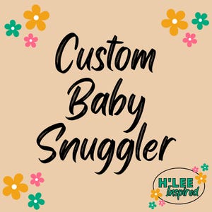Custom Baby Snuggler - Crochet Lovey - Crochet Plushie - HLeeInspired