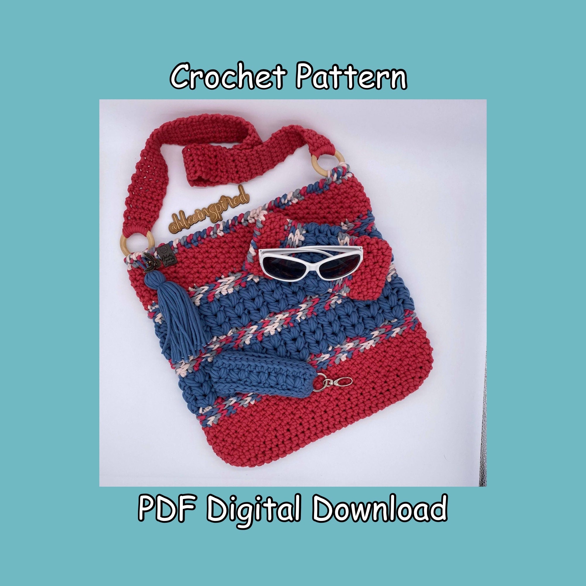 8 Crochet Phone Cases with Butterflies, Owls, Bears, and Sunflowers 8 Rinnah Bag Phone/Glasses Case