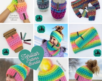 Tehillah 5 Pattern Bundle * PATTERN ONLY * Crochet Pattern Hazelee Stitch