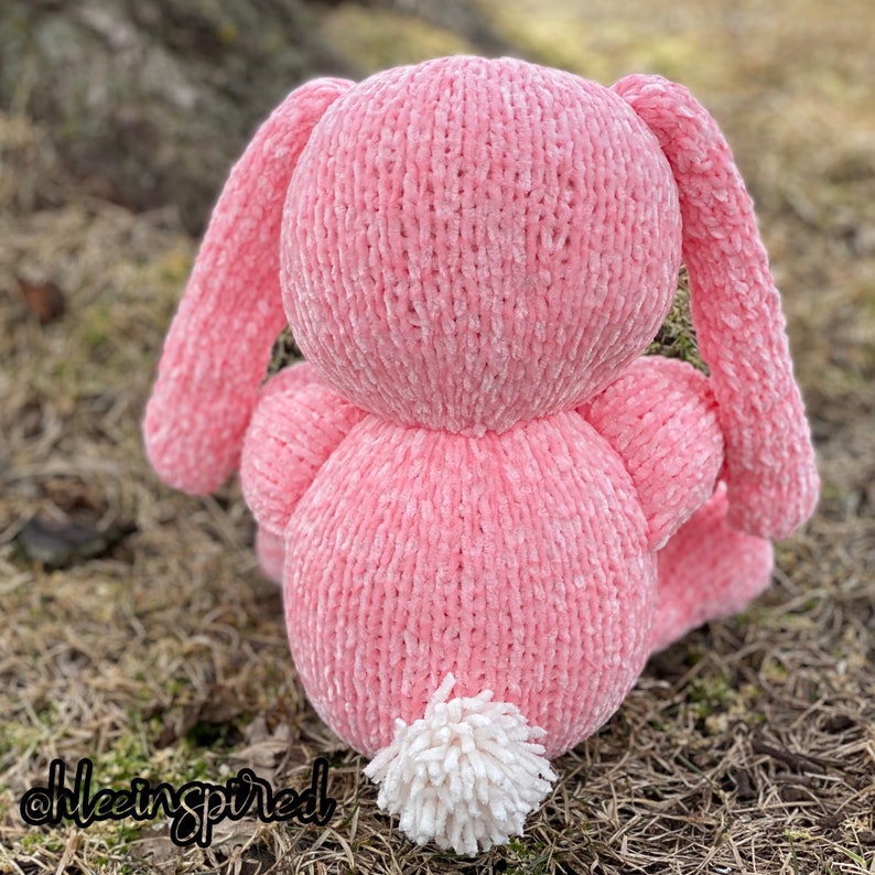 Easter Bunny Rabbit Stuffed Animal Circular Knitting Machine Etsy