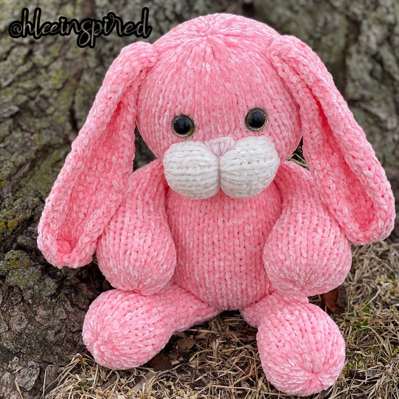 Easter Bunny Rabbit Stuffed Animal Circular Knitting Machine Etsy