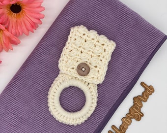 Leelee Towel Holder / Rack Crochet Pattern ONLY