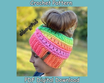Eliron Headwrap Crochet Pattern: Earwarmer Headband (PDF Pattern)