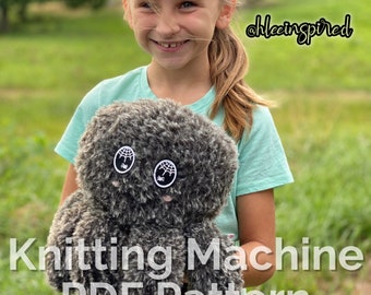 Momma and Baby Spider Circular Knitting Machine PDF PATTERN ONLY Addi Sentro Tutorial Recipe