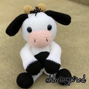 Mönster för rundstickning av kon Jo / Kalv / Tjur / Sentro Addi Express King-recept