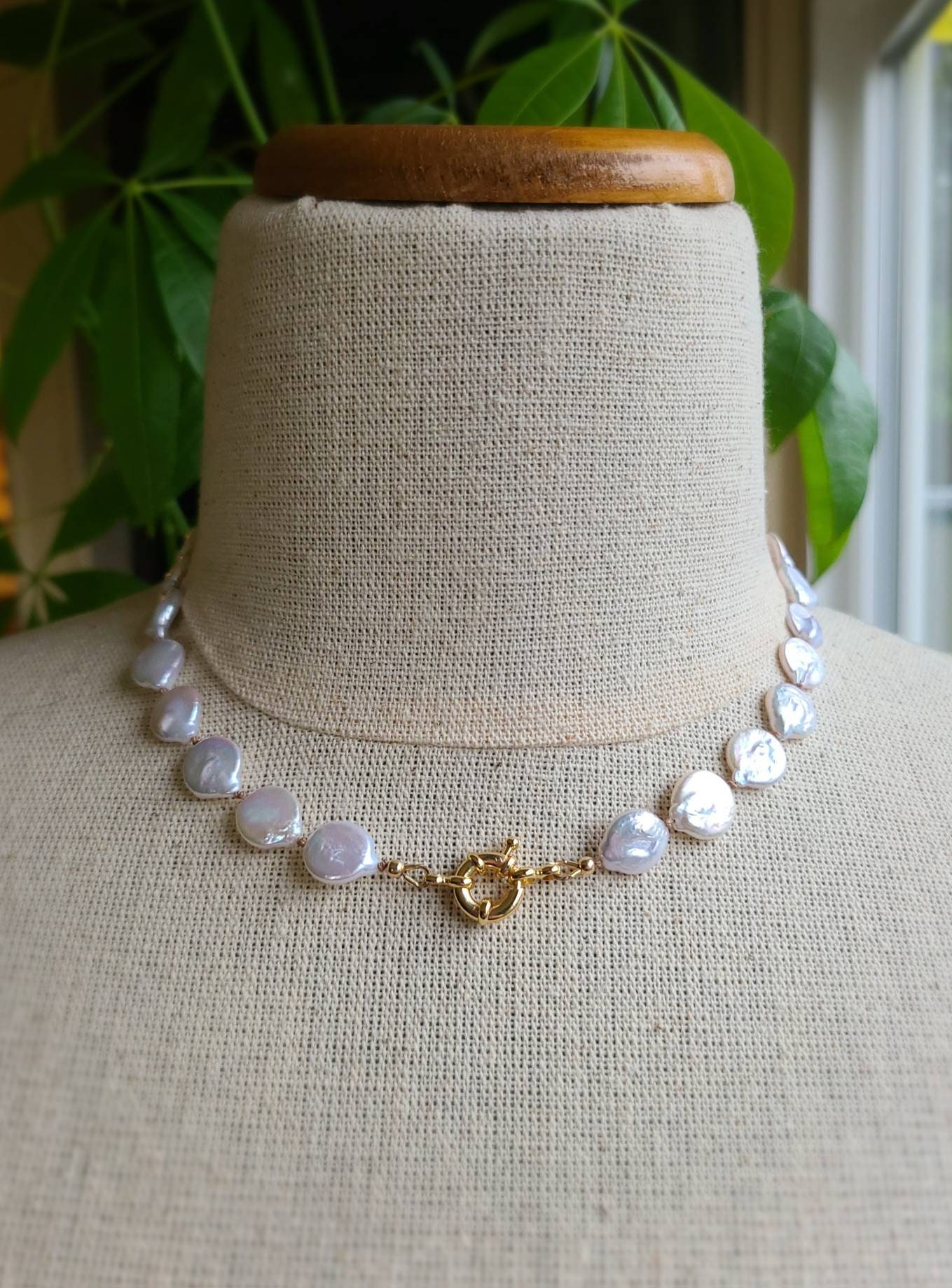 Pearl Necklaces, Penny Pearl Necklace, Bougie Pearl Necklace