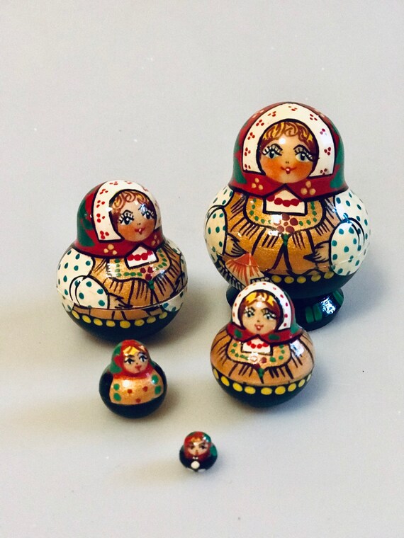 small russian nesting dolls
