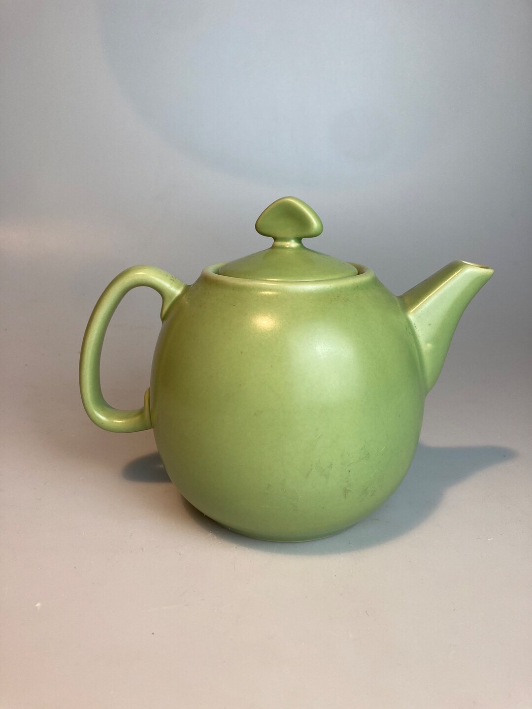 Chantal Small Porcelain Teapot in Matte Green Glaze Etsy UK