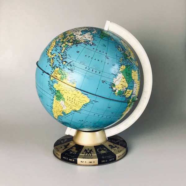 Nine Inch World Globe by J Chein and Co.