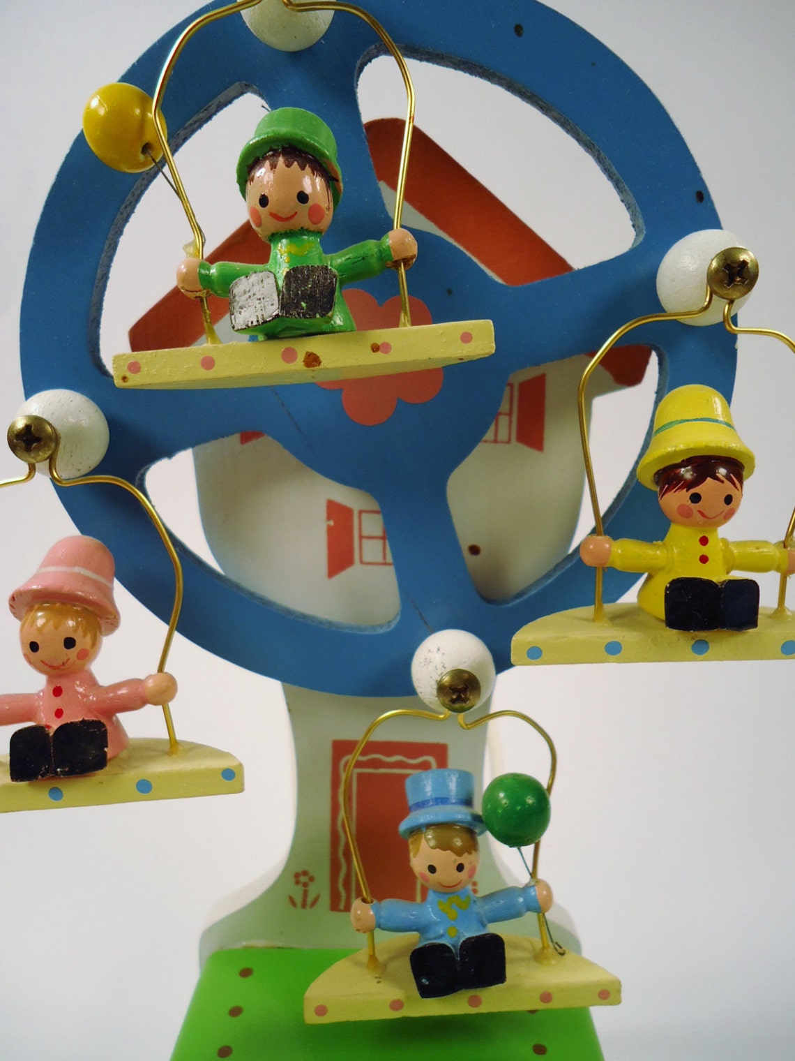 Vintage Enesco Ferris Wheel Music Box Etsy