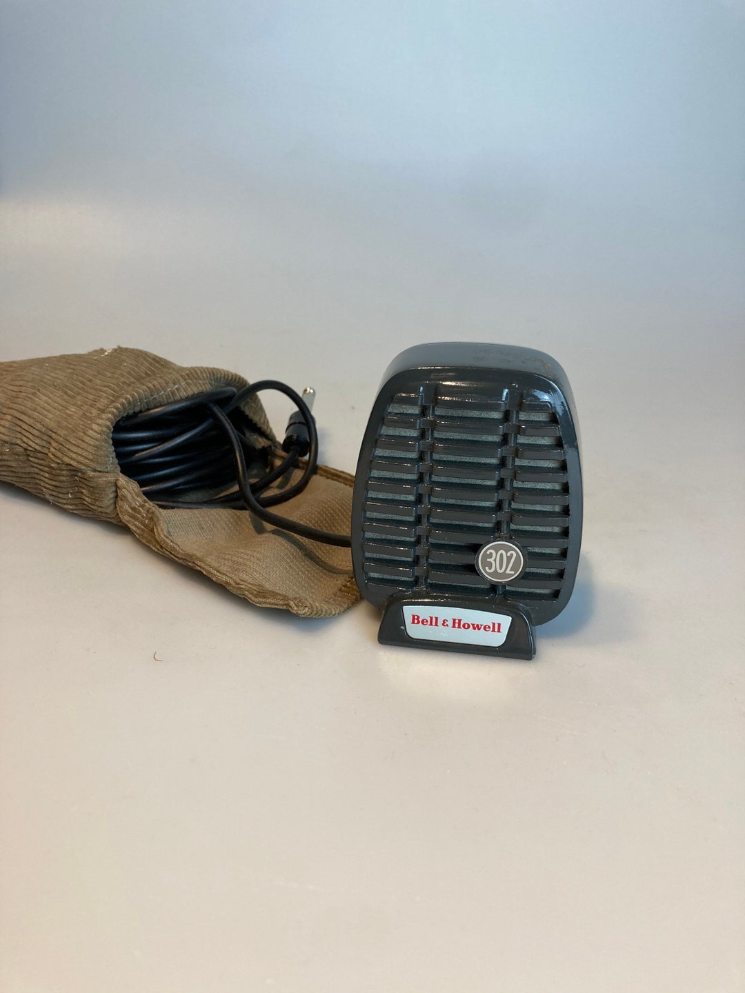 Bell & Howell Ceramic Microphone Model 302 Etsy