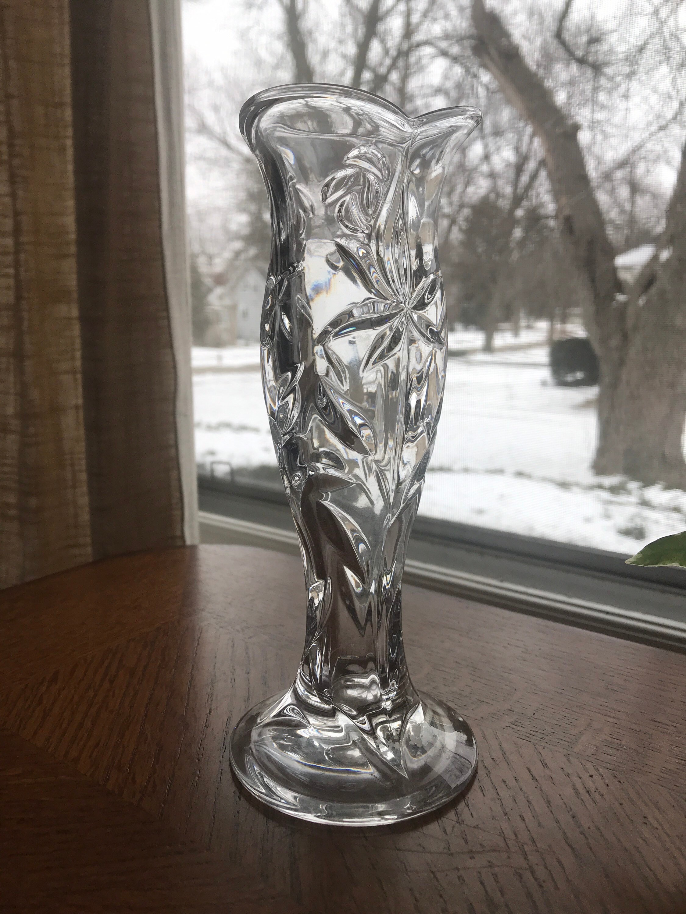 Bohemian Crystal Vase made in the Czech Republic Etsy