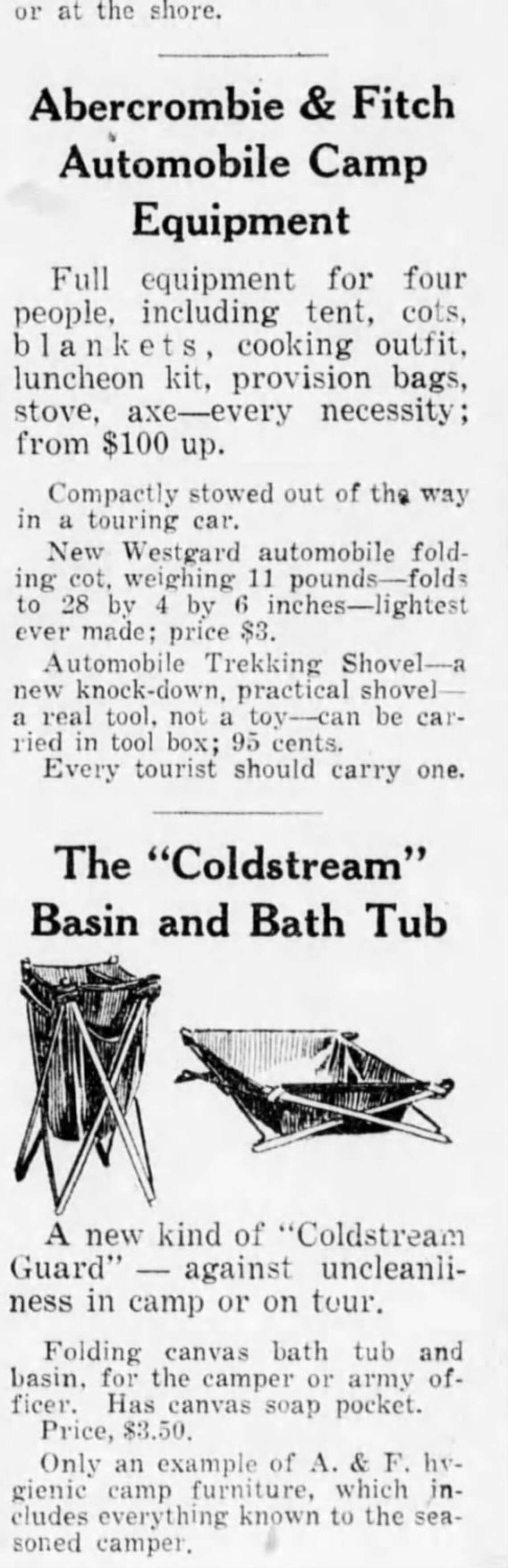 Antique Folding Outdoor Bathtub 1915 Etsy