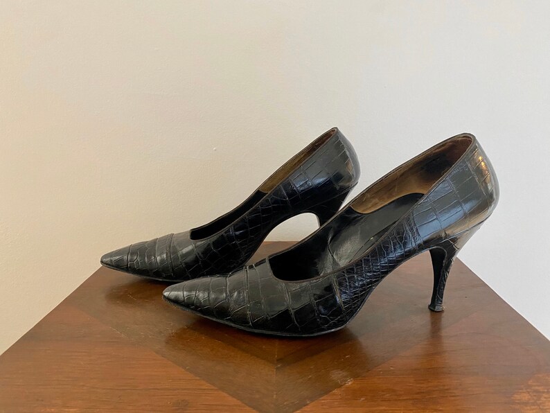 Late 1950s Quinessential Winklepicker Stiletto Heel Pumps | Etsy