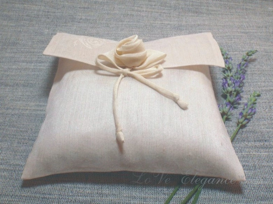 Decorative Lavender Sachet Pillow Envelope Style Silk Linen. Etsy