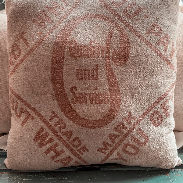 Grain Sack Pillow