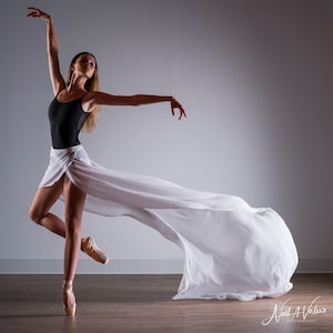 Photoshoot Flying Skirt / Long Train Wrap Skirt
