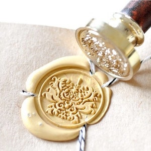 Victorian Damask Wax Seal Stamp | Backtozero