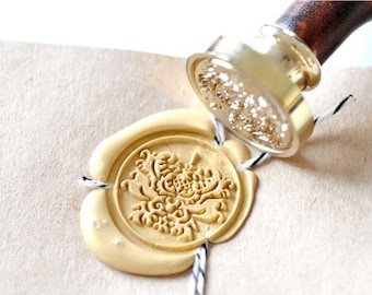 Backtozero Message Enamel Wax Seal Charm Keychain