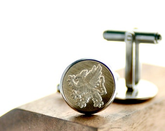 Griffin Signet Cufflinks | Backtozero
