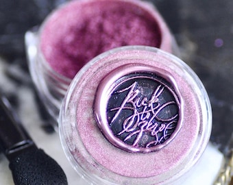 Chrome Metallic Highlight Powder for Wax Seal Stamp | Plum Pink | Backtozero B20