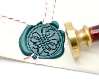 Lucky Clover Shamrock Wax Seal Stamp | Backtozero