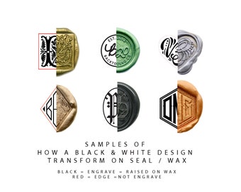 Design Your Own Bespoke Custom Wax Seal Stamp | Backtozero