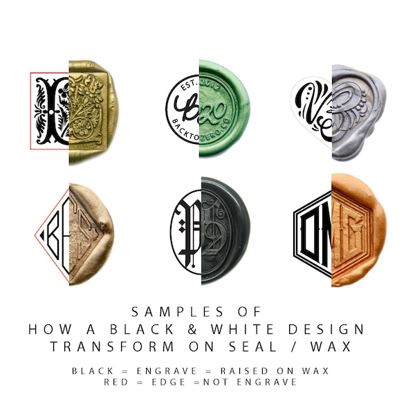 Design Your Own Bespoke Custom Wax Seal Stamp | Backtozero