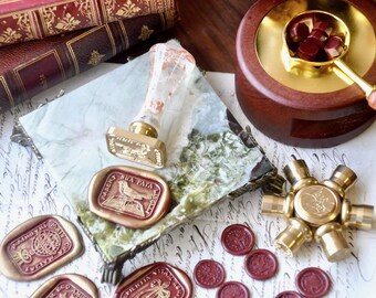 OOAK Vintage inspirierte Marmor Wachs Versiegelung Basis Display Foto Prop | Irisches Grün | Backtozero B20