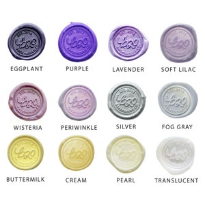 Tonos de Purple Octagon Sealing Wax Beads de su elección / Backtozero