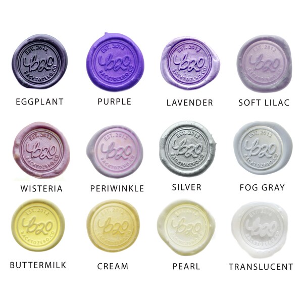 Purple Sealing Wax Etsy