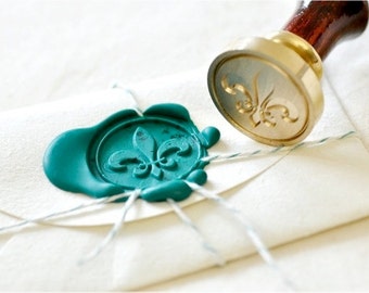 Fleur de Lis Wax Seal Stamp | Backtozero