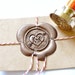 Personalized Wedding Custom Initials with Heart & Arrow Wax Seal Stamp | Backtozero 