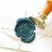Peacock Feather Wax Seal Stamp | Backtozero 