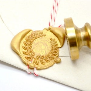 Wreath Wax Seal Stamp | Backtozero