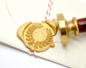 Wreath Wax Seal Stamp | Backtozero