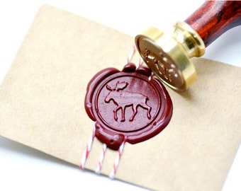 Woodland Animal Moose Wax Seal Stamp | Backtozero