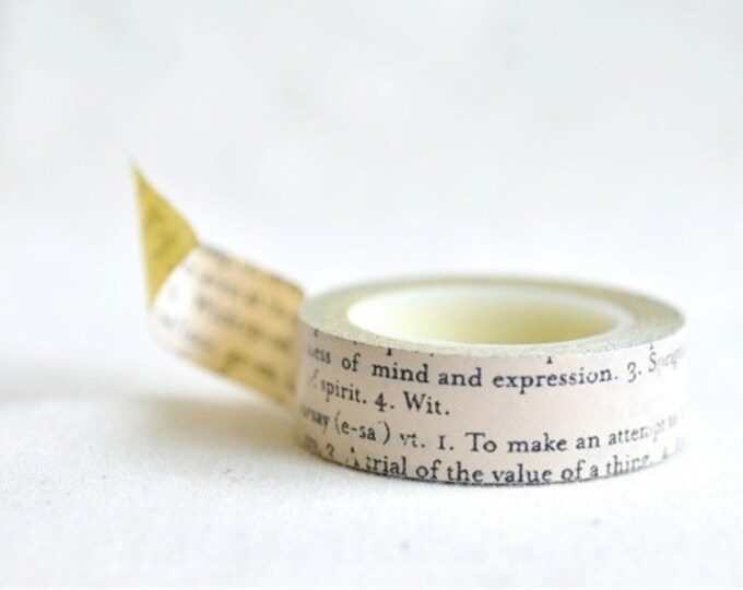 Washi Tape Dictionary Etsy