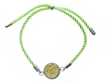 Botanical Signet Bracelet | Available in 23 Colors | Backtozero