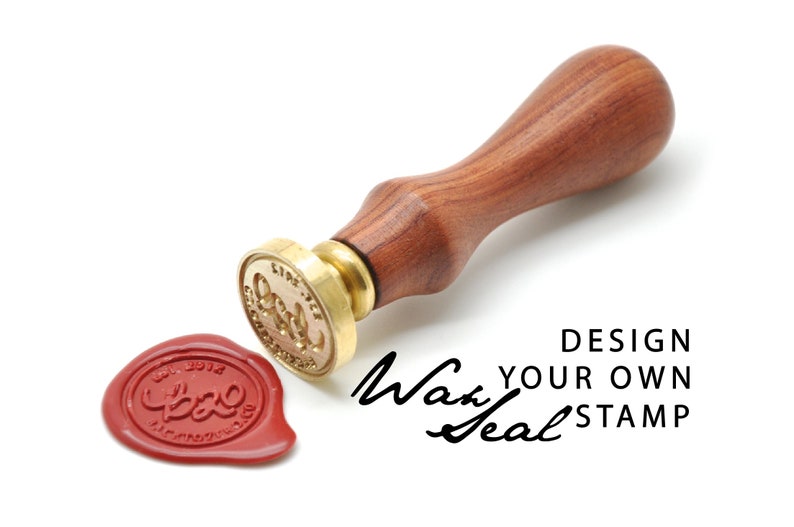 Design Your Own Bespoke Custom Wax Seal Stamp Backtozero image 2