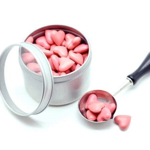 100 Heart Shape Wax Sealing Wax - 26 Colors Available