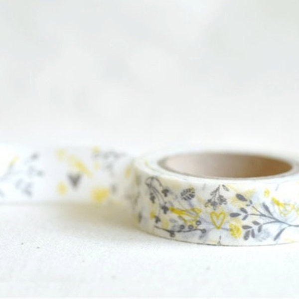 Washi Tape - Bird & Leaf