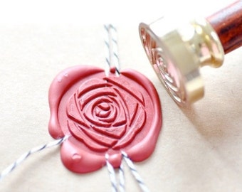 Peony Camellia Flower Wax Seal Stamp | Backtozero