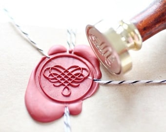 Filigree Heart Wax Seal Stamp | Backtozero