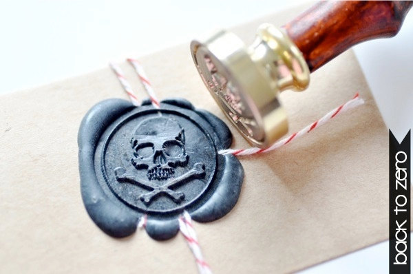 Pirate Themed Wax Seals Stamps - 15 Design Choices –