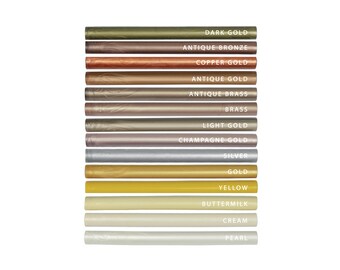 Shades of Metallic Glue Gun Sealing Wax Sticks of your choice | Backtozero