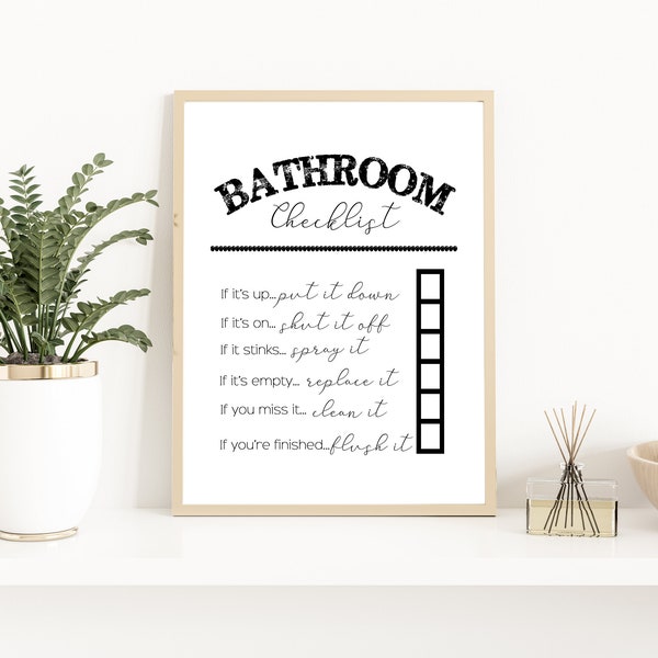 5x7 Bathroom Art - Etsy